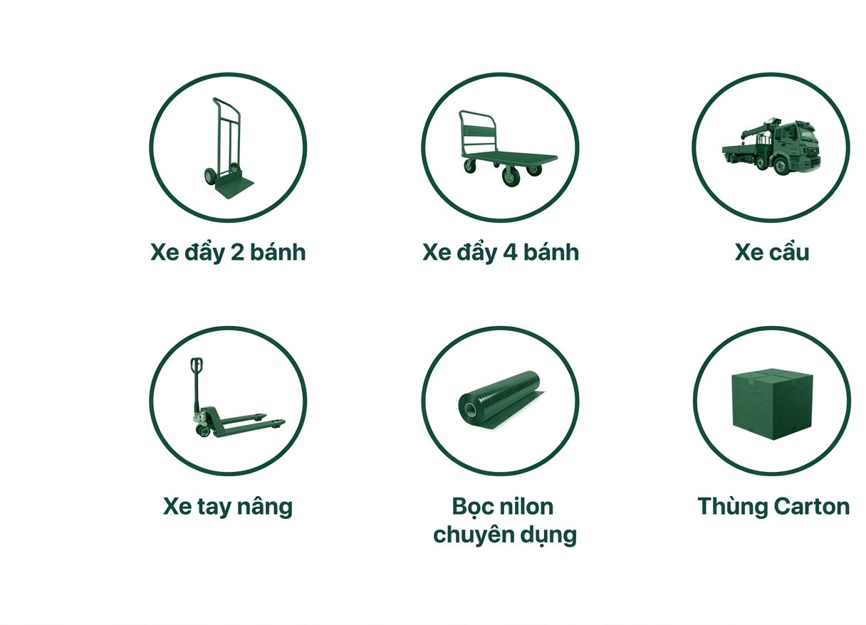 Trang thiết bị Vận Chuyển Sài Gòn 247